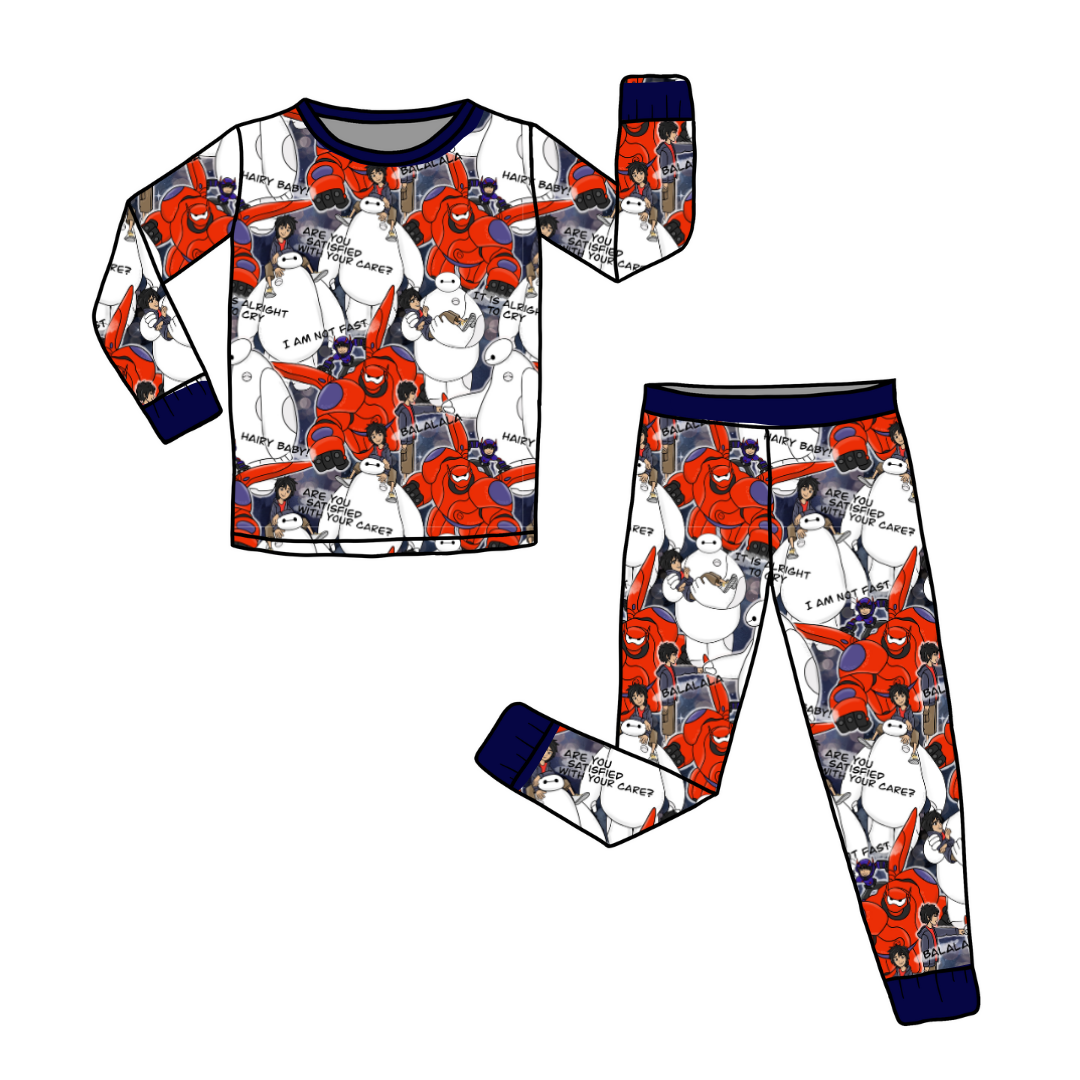 Immortals - Slumber - Kid's Long Sleeve Pajama Pants Set - Bamboo - PRE ORDER