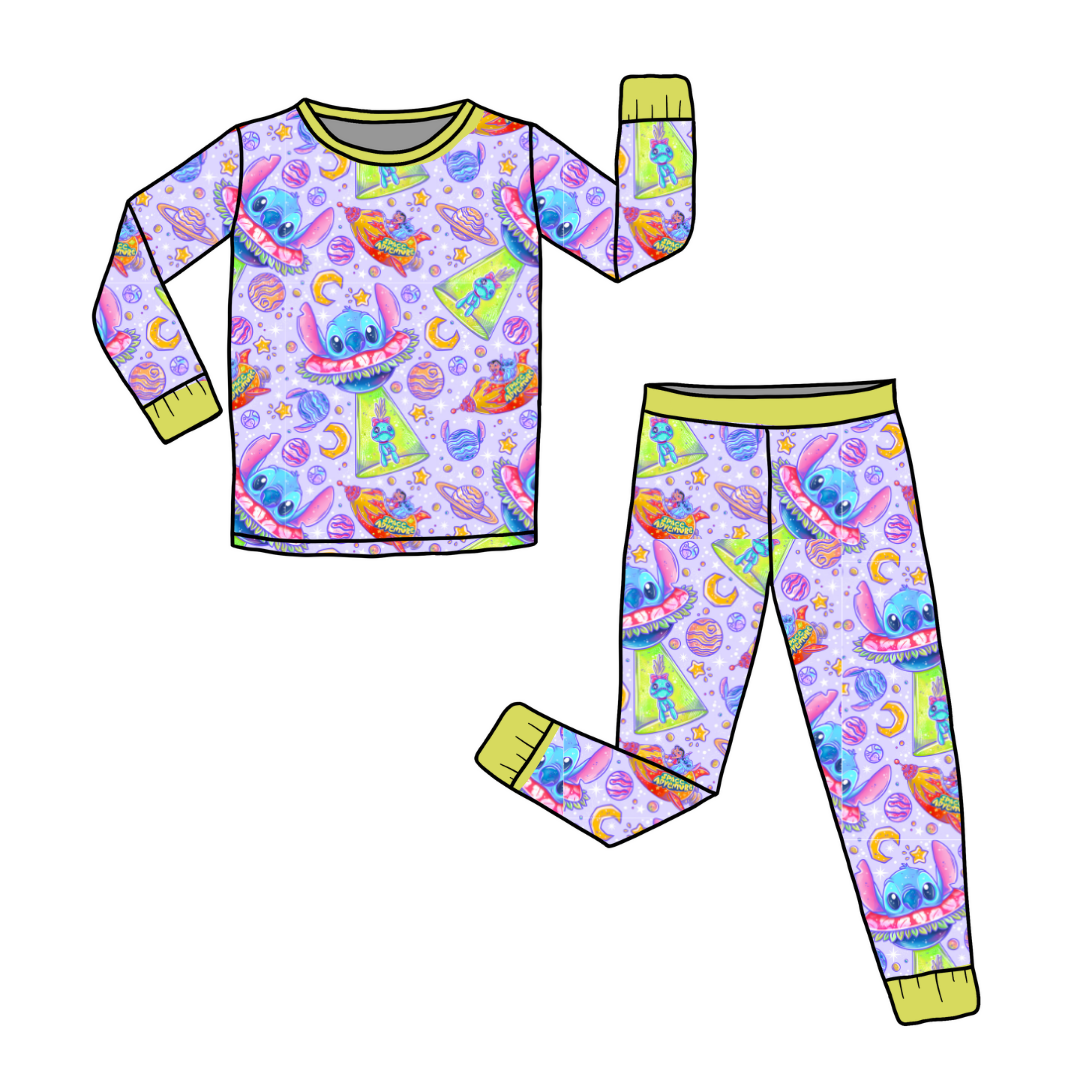 Ohana - Slumber - Kid's Long Sleeve Pajama Pants Set - Bamboo - PRE ORDER