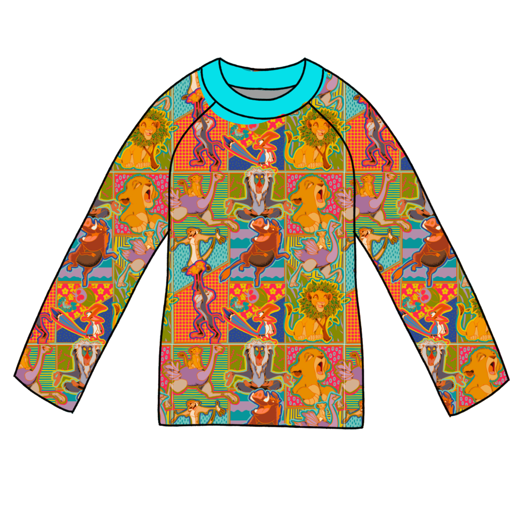 Stay Wild - Delta - Long Sleeve Swim Shirt - PRE ORDER