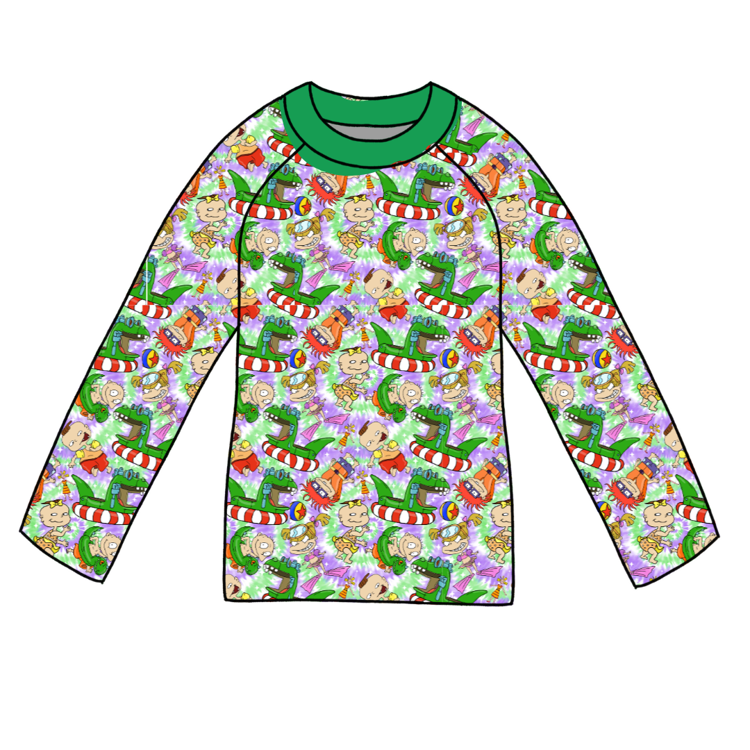 Summer Babies - Delta - Long Sleeve Swim Shirt - PRE ORDER