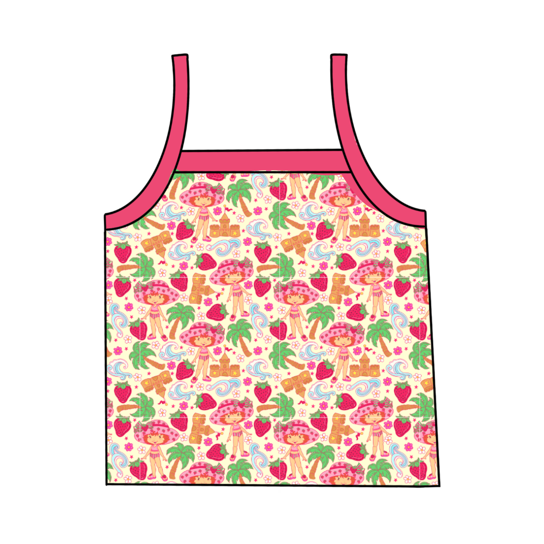 Strawberry Summer  - Gabi Tank - Knit - PRE ORDER