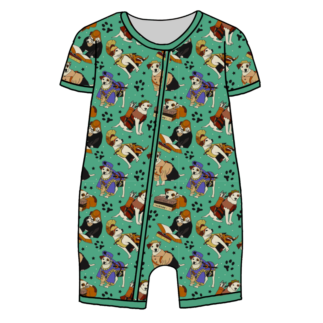 What's the Story - Bliss - Kid's Short Sleeve Sleeper - Bamboo - PRE ORDER