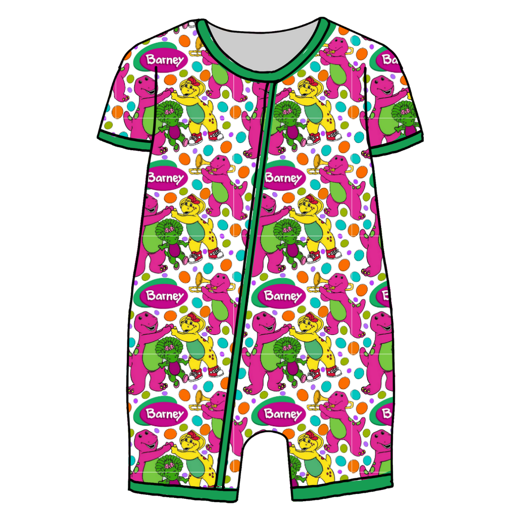 Gumdrops - Bliss - Kid's Short Sleeve Sleeper - Bamboo - PRE ORDER