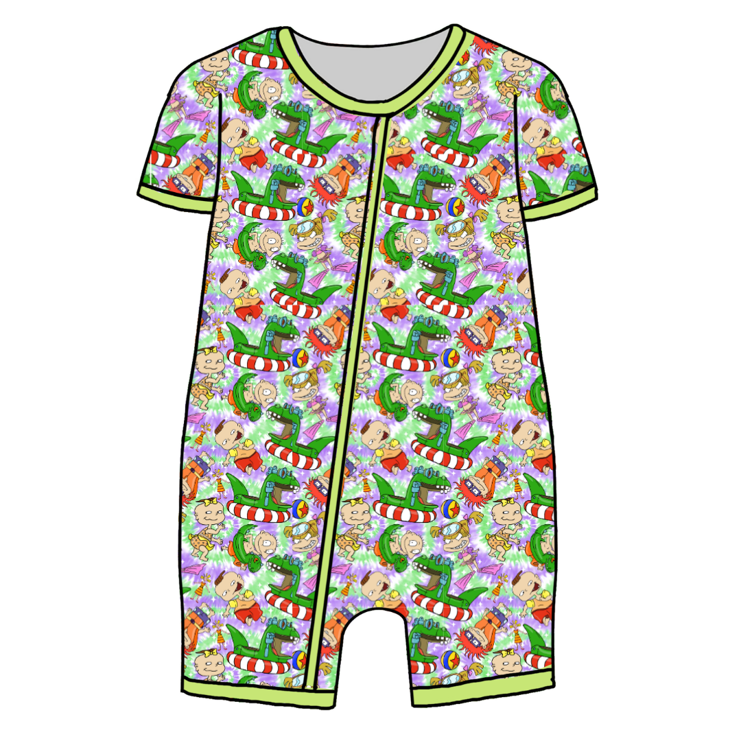 Summer Babies - Bliss - Kid's Short Sleeve Sleeper - Bamboo - PRE ORDER