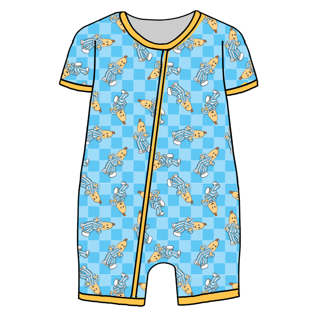 Bananas - Bliss - Kid's Short Sleeve Sleeper - Bamboo - PRE ORDER