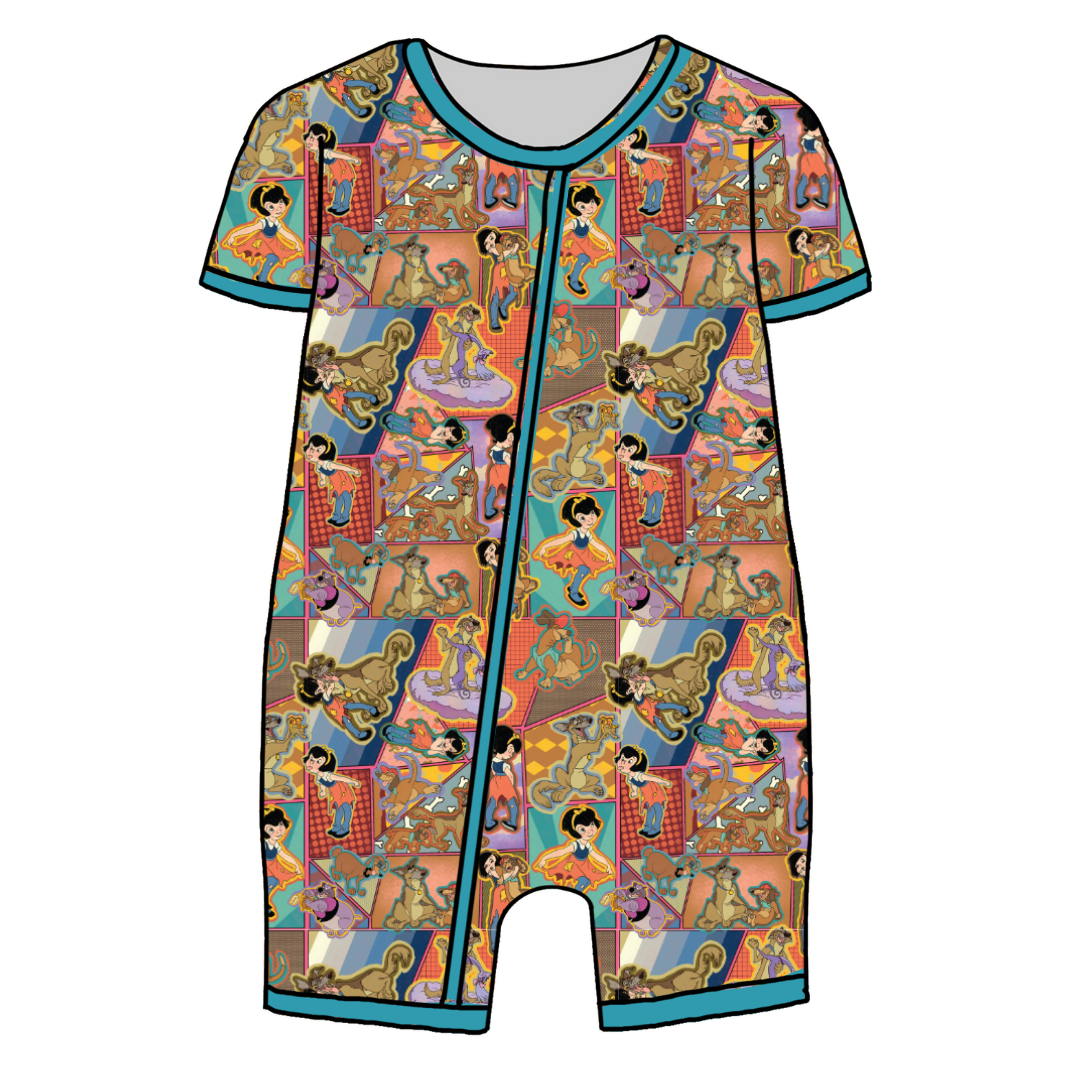 Charlie - Bliss - Kid's Short Sleeve Sleeper - Bamboo - PRE ORDER