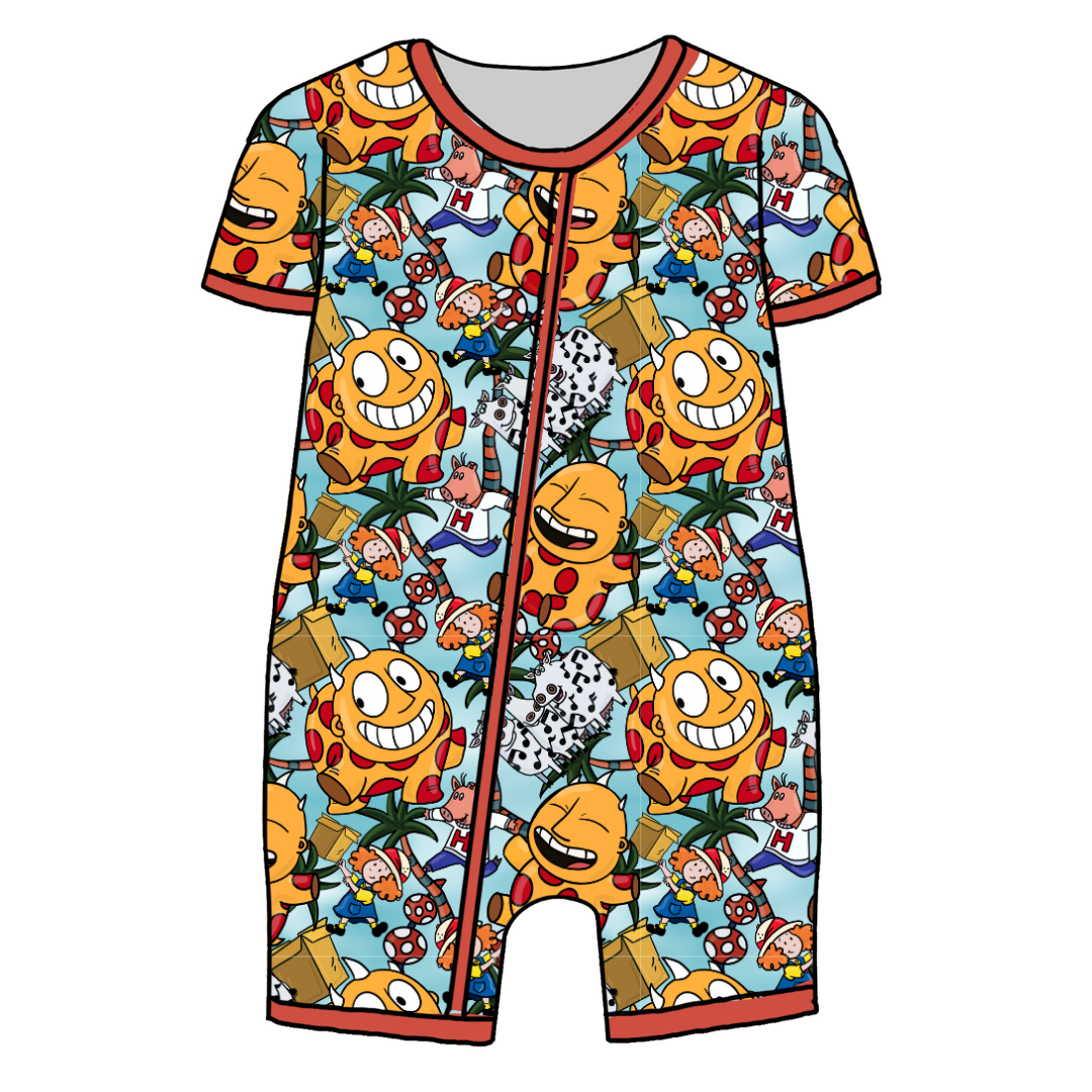 Ferocious - Bliss - Kid's Short Sleeve Sleeper - Bamboo - PRE ORDER