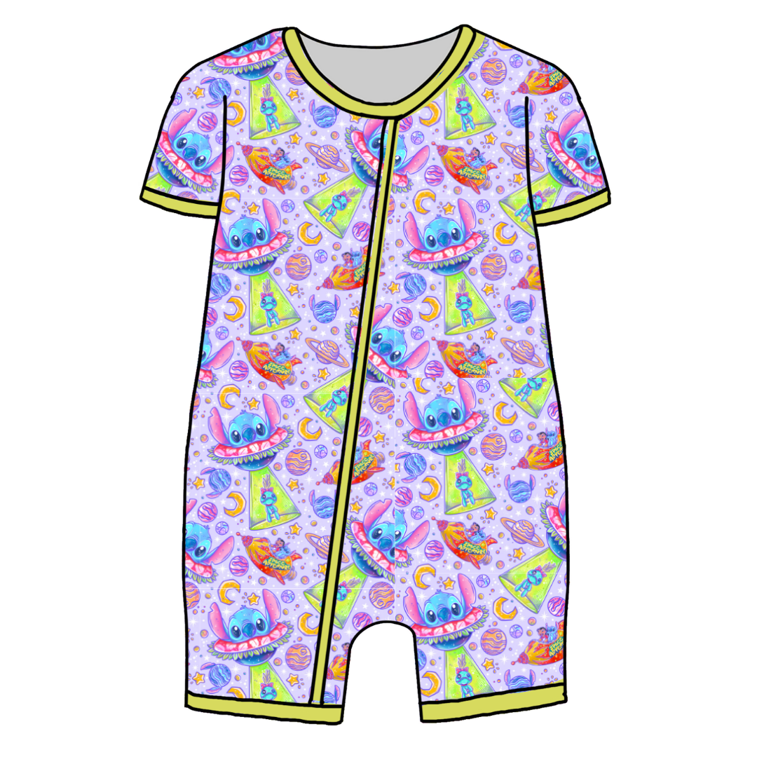 Ohana - Bliss - Kid's Short Sleeve Sleeper - Bamboo - PRE ORDER