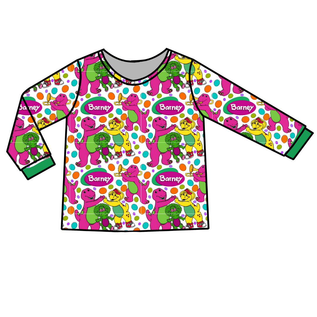 Gumdrops - Slumber - Adult Long Sleeve Pajama Shirt - Bamboo - PRE ORDER