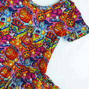 GIRL'S SHORT SLEEVE SKIRTED LEO - BAMBOO - READY TO SHIP - VIEW ALL