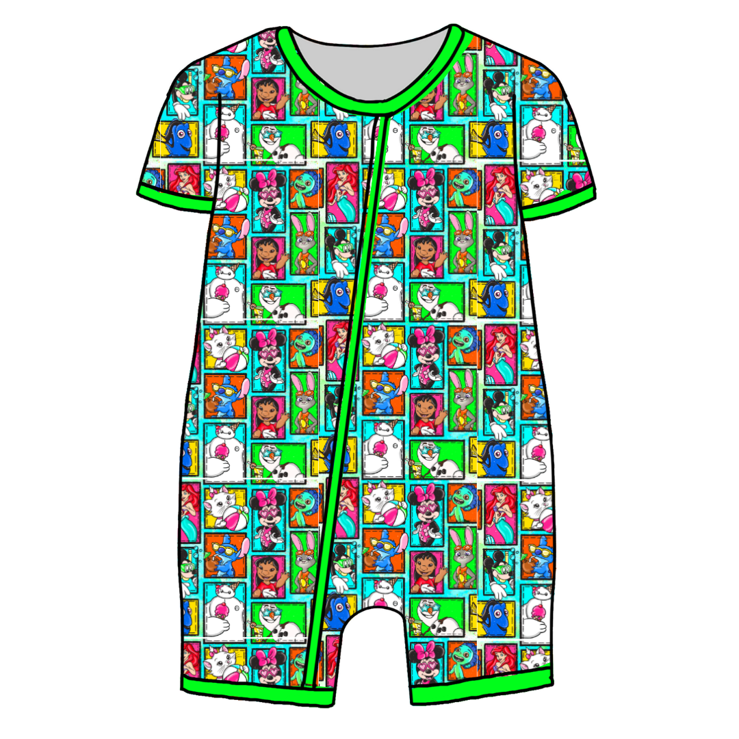 Summer Magic - Bliss - Kid's Short Sleeve Sleeper - Bamboo - PRE ORDER