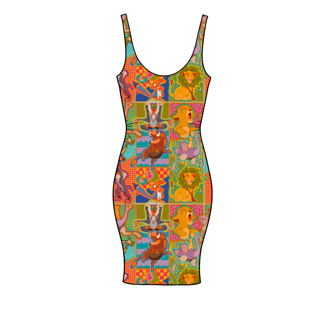 Stay Wild - Women's Fitted Dress - Knit - PRE ORDER