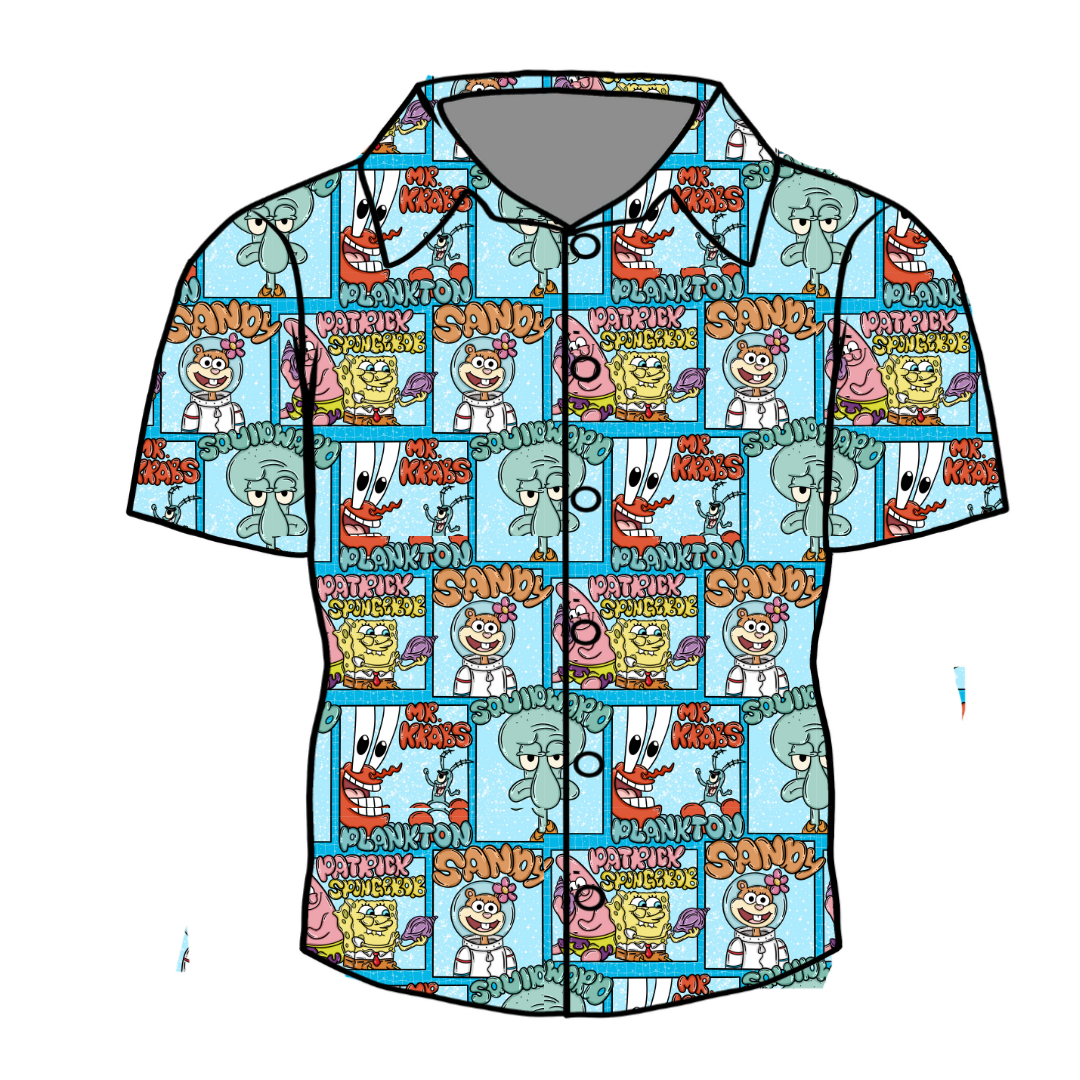 Pineapple House - Lad Button Down Shirt - (Knit) - (Ready to Ship)