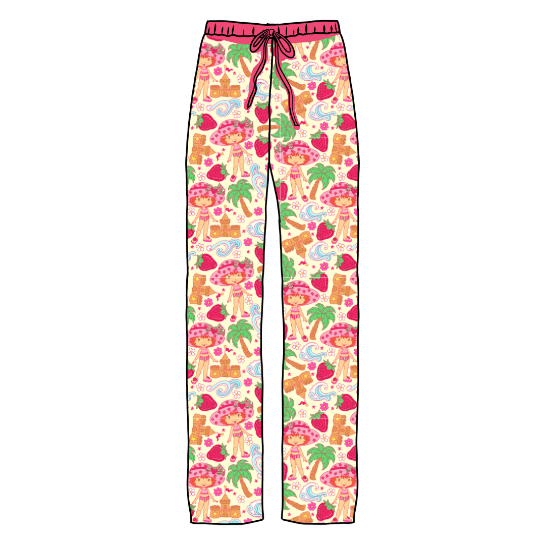 Strawberry Summer - Mellow - Adult Pajama Relaxed Pant - Bamboo - PRE ORDER