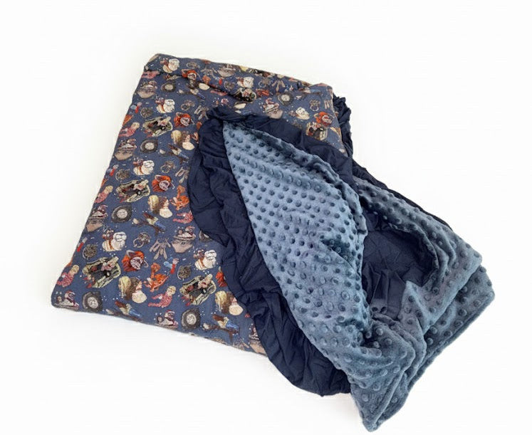 The Babe - Nest Ruffle Trim Blanket - Bamboo - Ready to Ship - 57.5x80