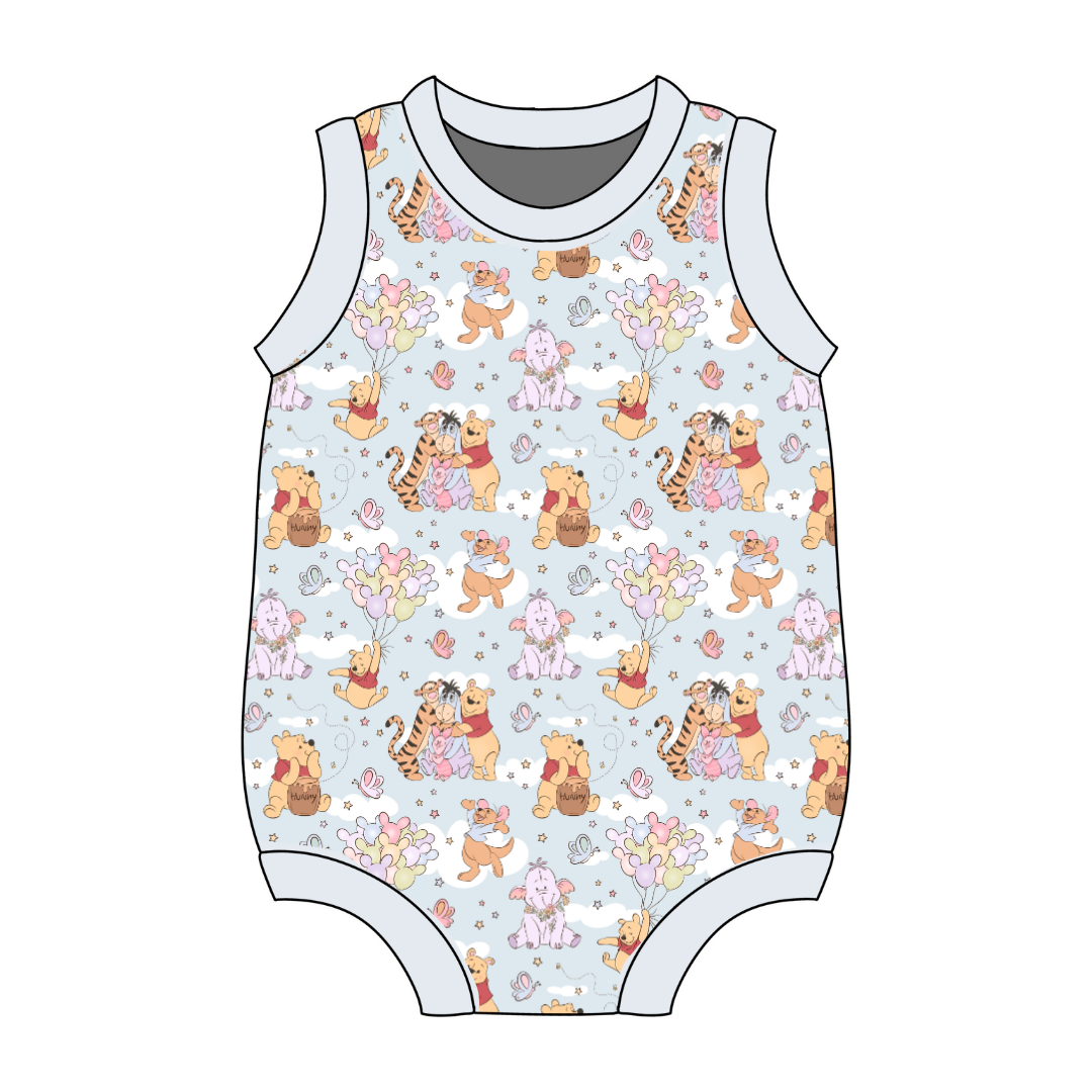 Hip Hip Pooh-Ray - Rowdy Tank Bubble - Knit - PRE ORDER