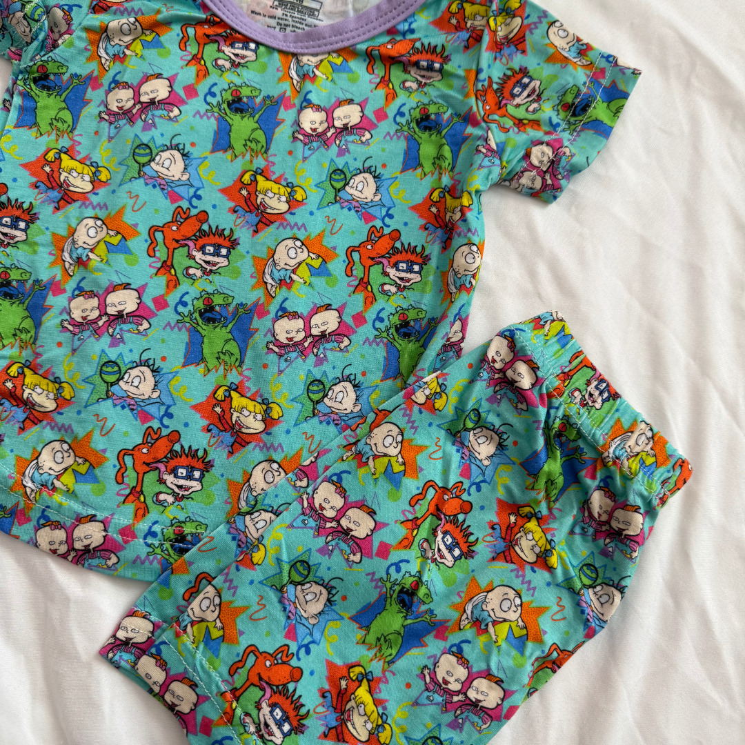 SNUGG KIDS SHORT SLEEVE SHORT SET - BAMBOO - READY TO SHIP - VIEW ALL