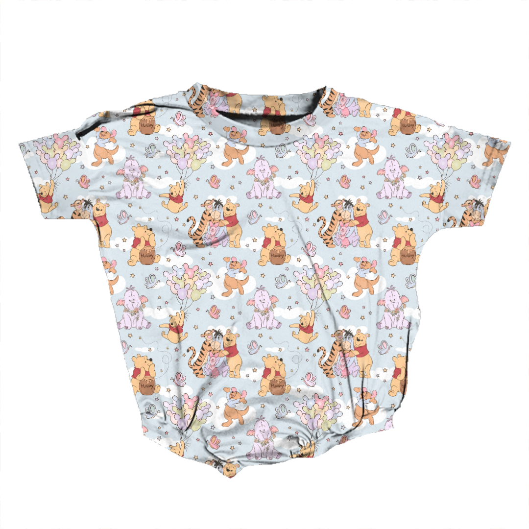 Hip Hip Pooh-Ray - Bubbly Short Sleeve Bubble - Knit - PRE ORDER