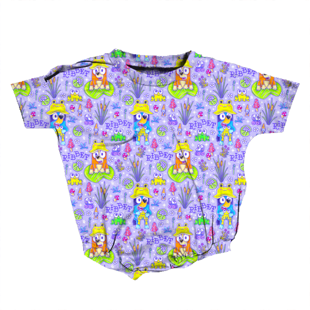 Ribbit - Bubbly Short Sleeve Bubble - Bamboo - PRE ORDER