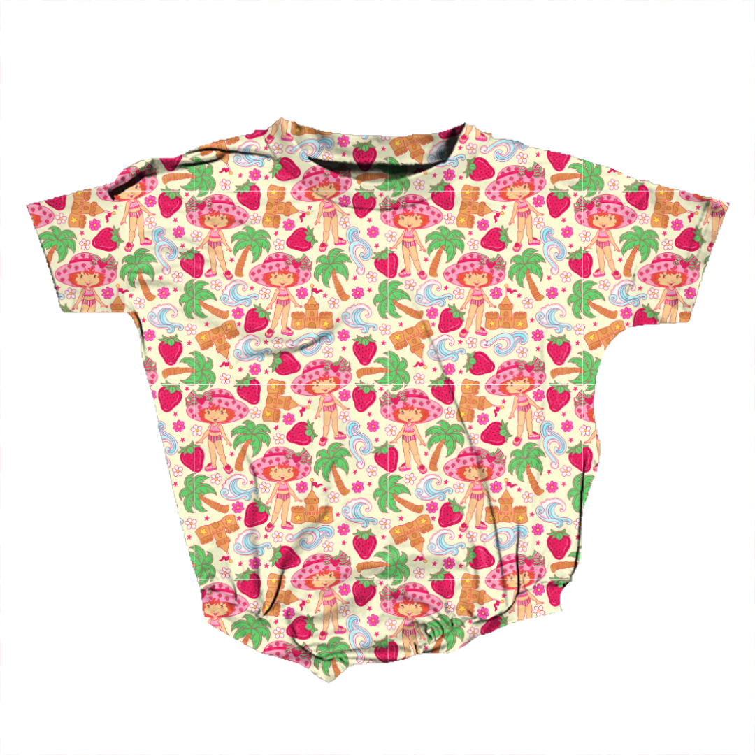 Strawberry Summer - Bubbly Short Sleeve Bubble - Knit - PRE ORDER