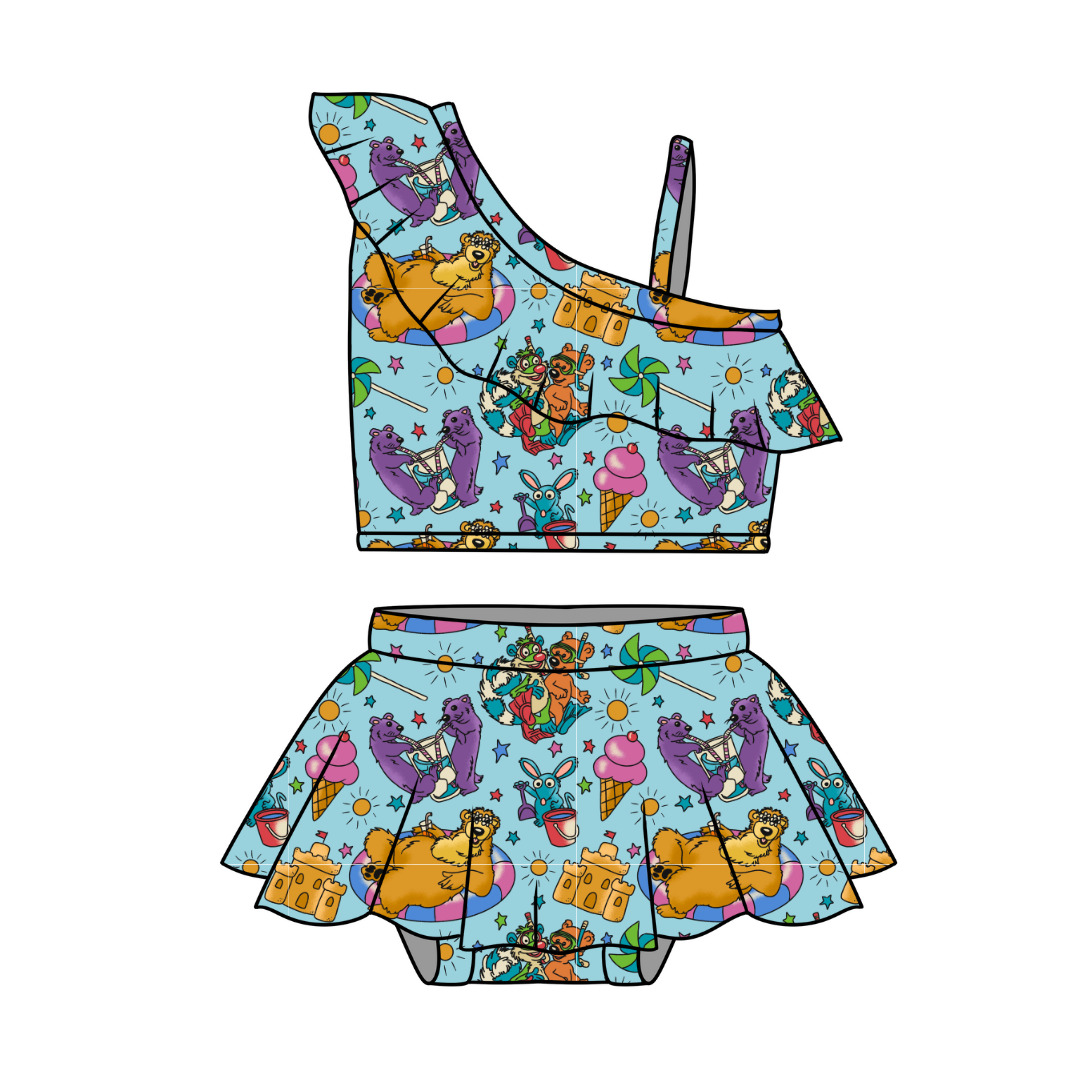 Summer Cooler - Brooklyn - Two Piece Skirted Swim - PRE ORDER