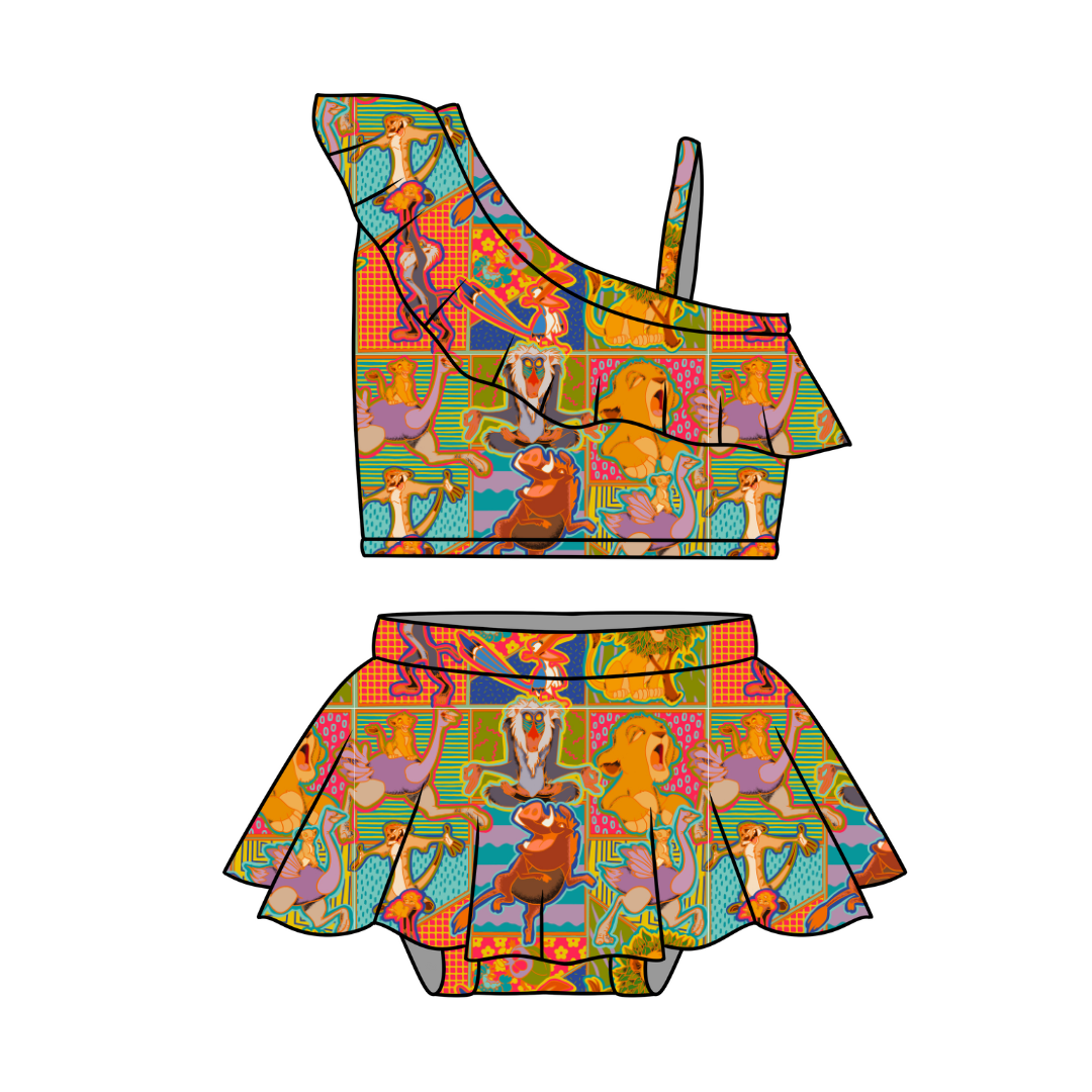 Stay Wild - Brooklyn - Two Piece Skirted Swim - PRE ORDER