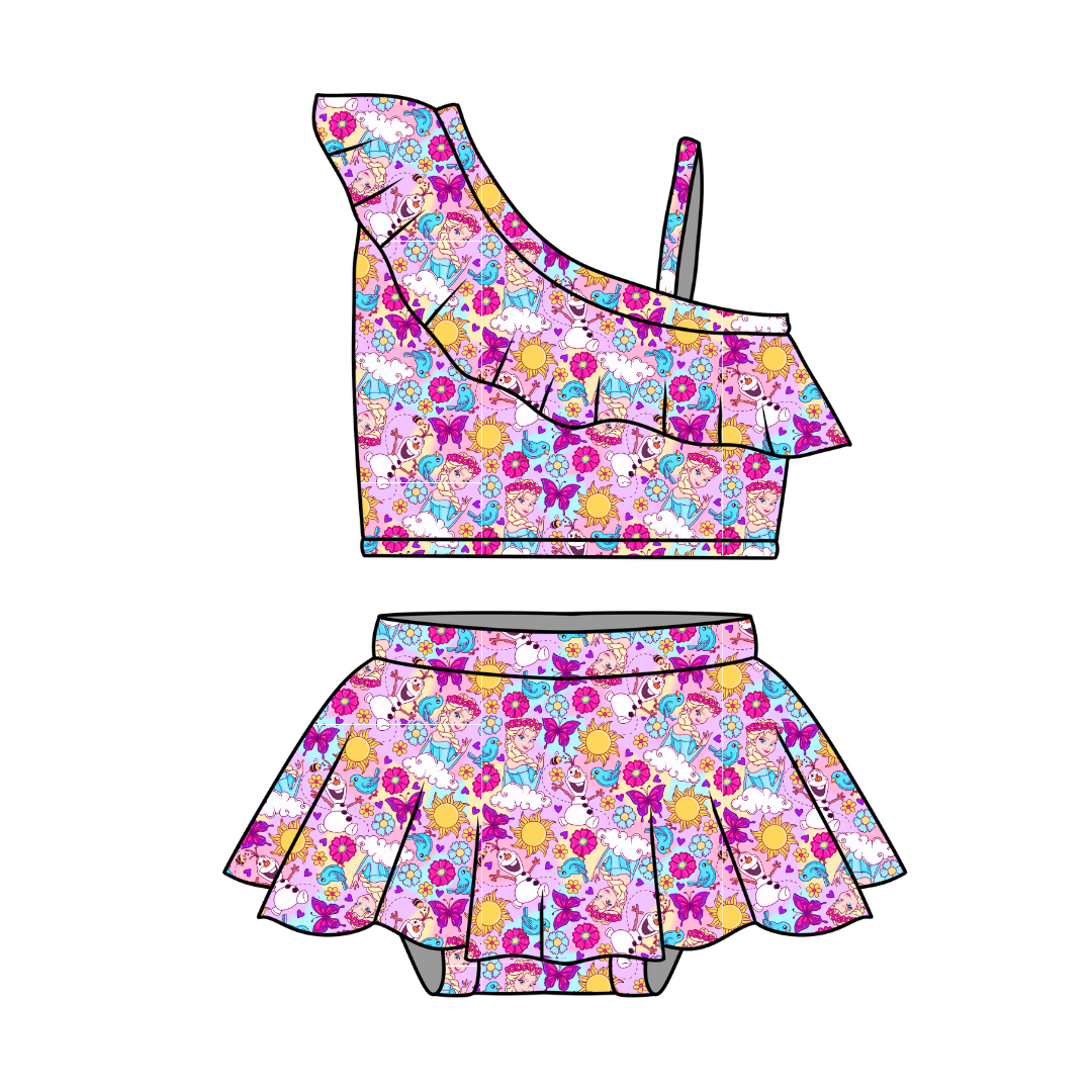 In Summer - Brooklyn - Two Piece Skirted Swim - PRE ORDER