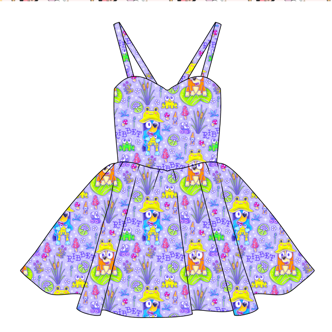 Ribbit  - Frills Party Dress - Knit - PRE ORDER