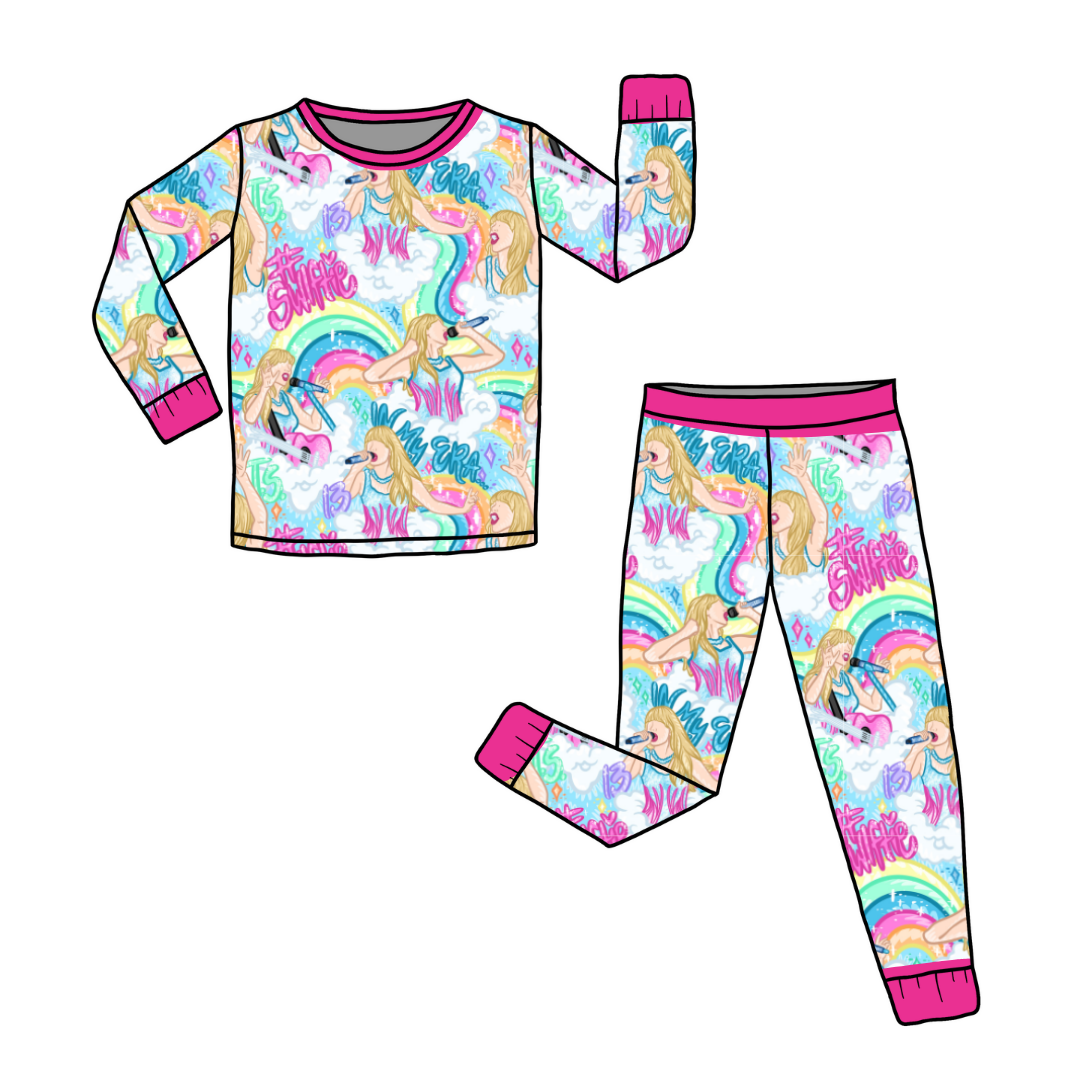 Eras - Slumber - Kid's Long Sleeve Pajama Pants Set - Bamboo - PRE ORDER