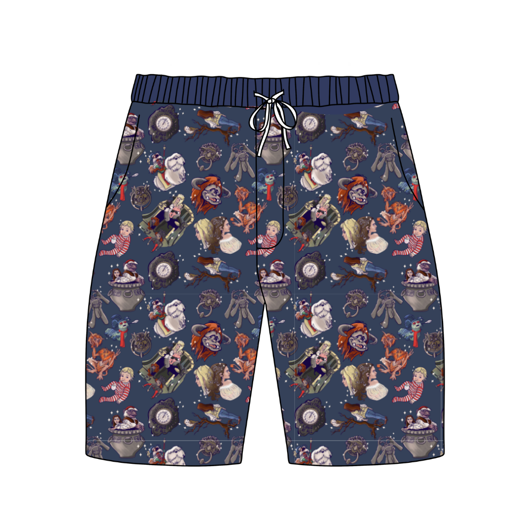 The Babe - Chill - Adult Pajama Shorts (Extended Length) - Bamboo - PRE ORDER