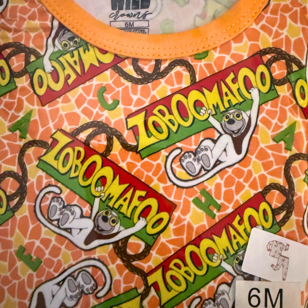 Zoo - Slumber Long Sleeve Pajama Pants Set - Bamboo - Ready to Ship- 6M