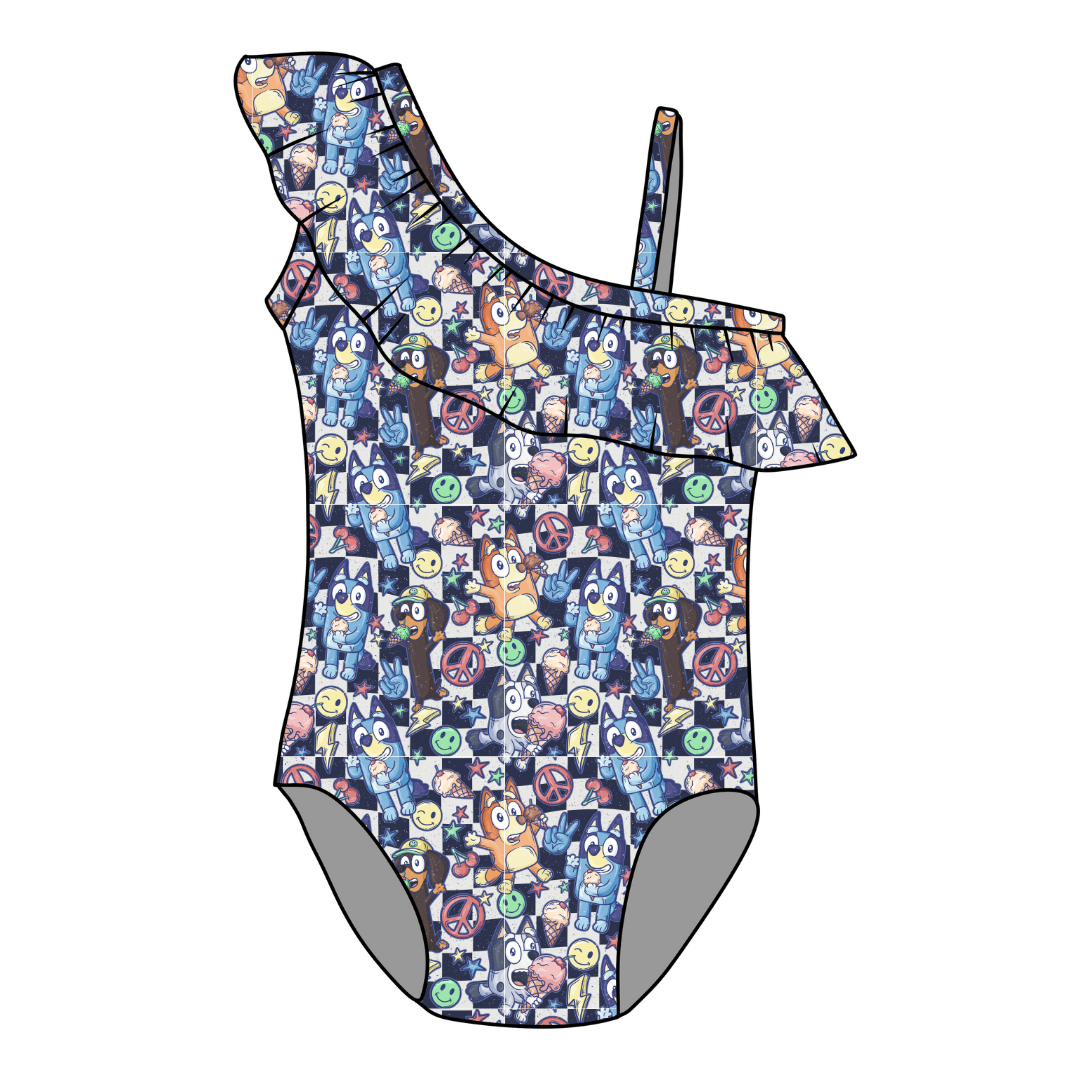 Ice Cream - Ivy - Ruffle One Piece Swim - PRE ORDER