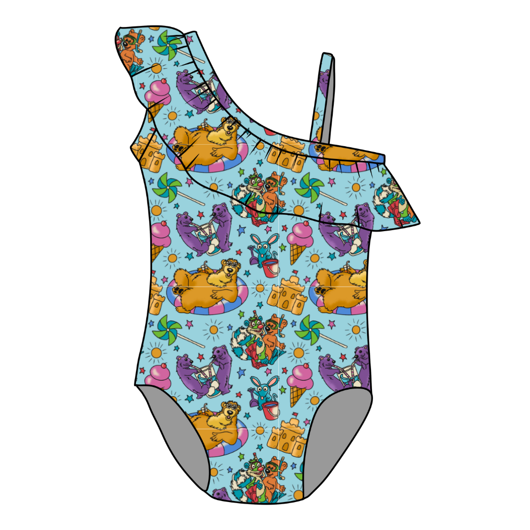 Summer Cooler - Ivy - Ruffle One Piece Swim - PRE ORDER