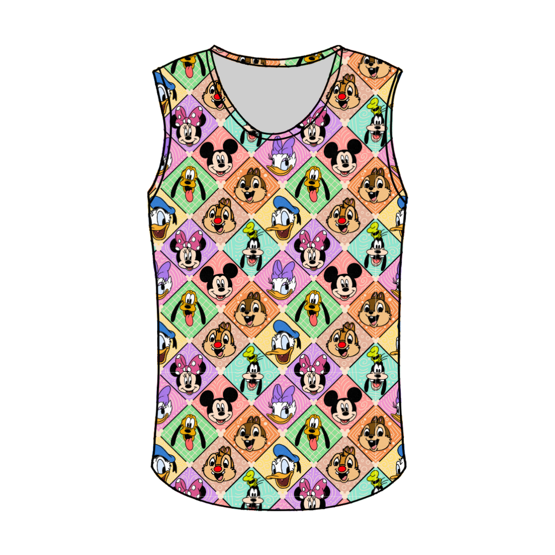 Pixie Dust   - Dude Sleeveless Tank - Knit - PRE ORDER