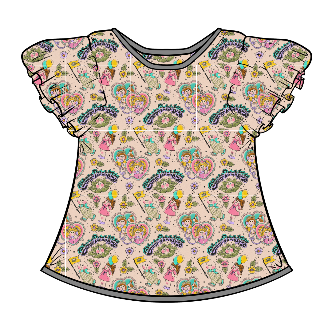 WYNN SHORT SLEEVE FLUTTER SHIRT - BAMBOO - PRE ORDER