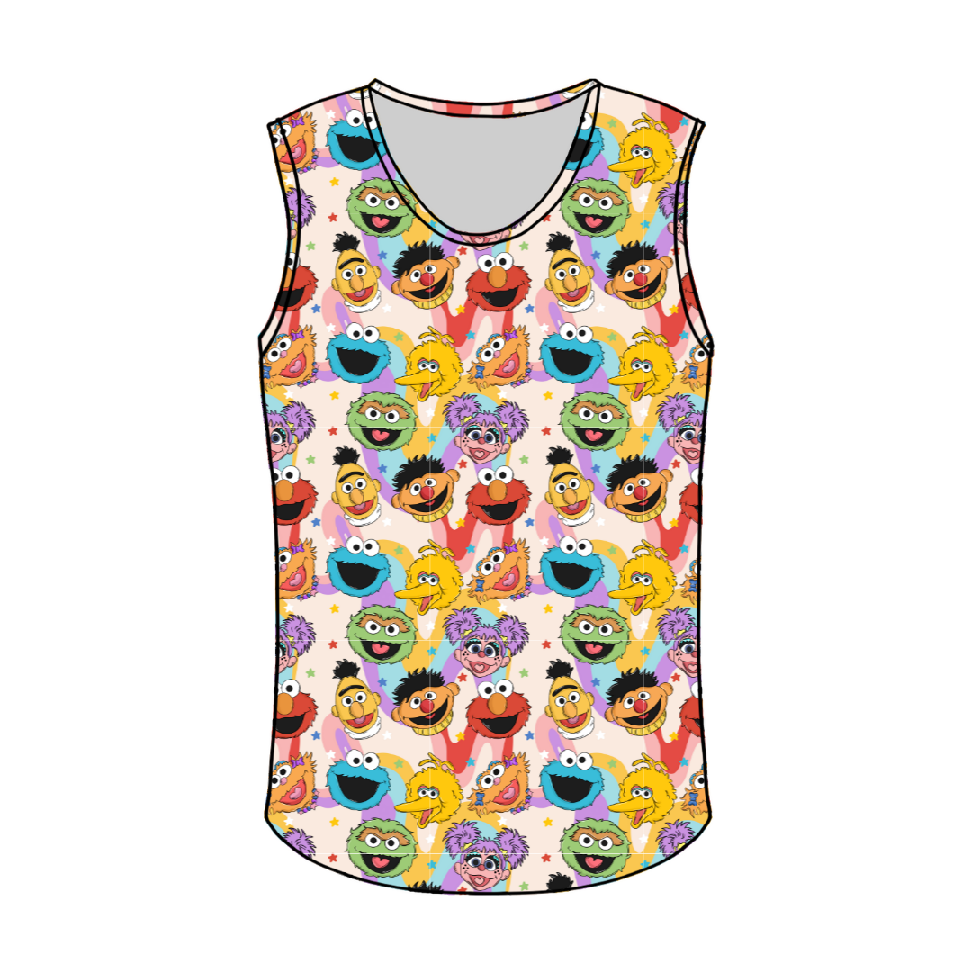 Sunny Days - Dude Sleeveless Tank - Knit - PRE ORDER