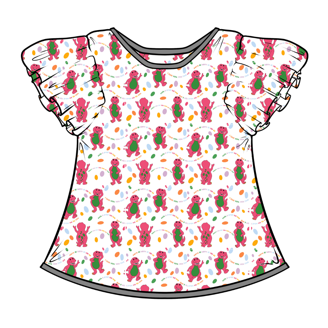 WYNN SHORT SLEEVE FLUTTER SHIRT - BAMBOO - PRE ORDER