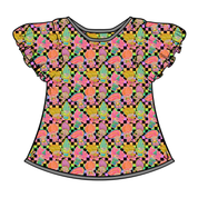 WYNN SHORT SLEEVE FLUTTER SHIRT - BAMBOO - PRE ORDER