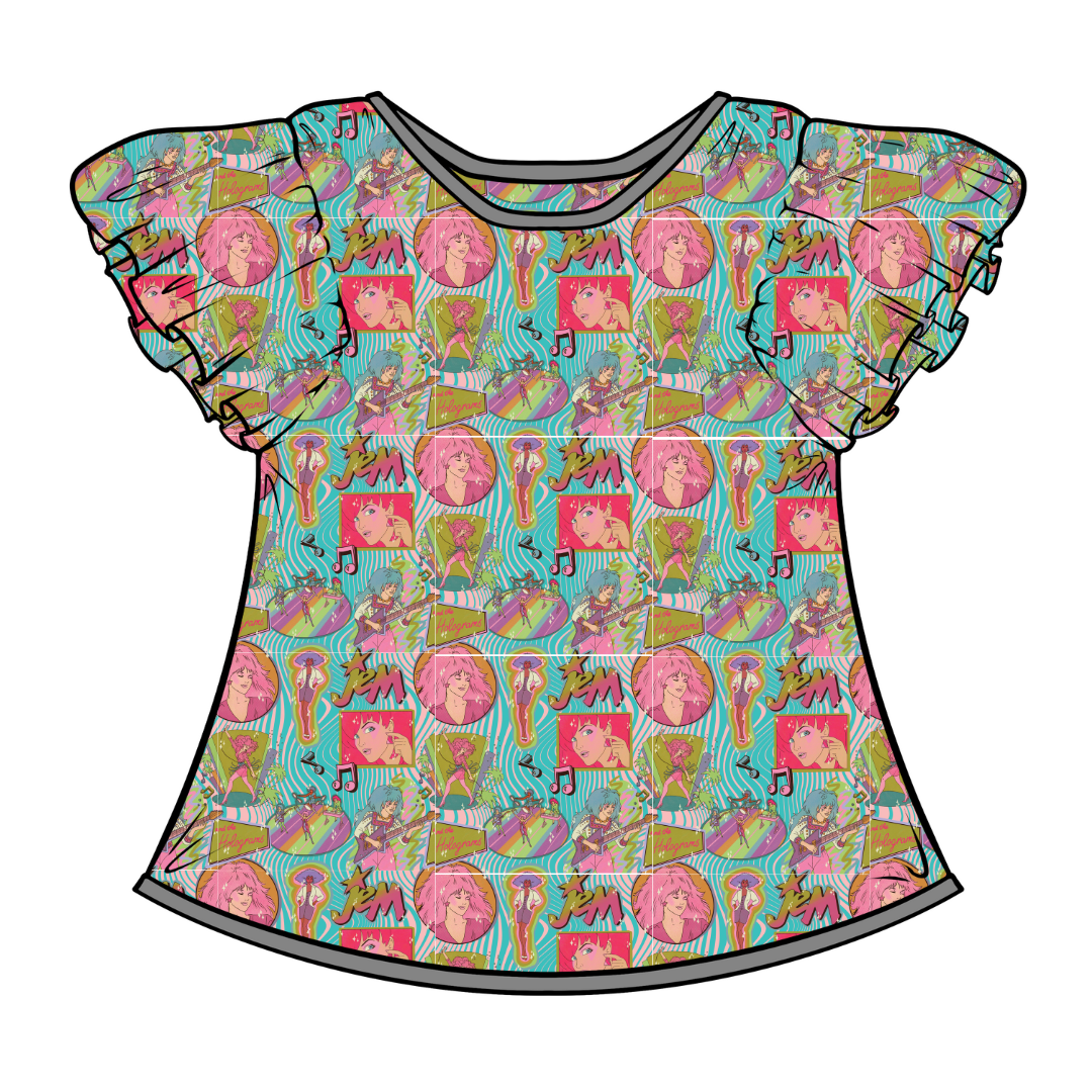 WYNN SHORT SLEEVE FLUTTER SHIRT - BAMBOO - PRE ORDER