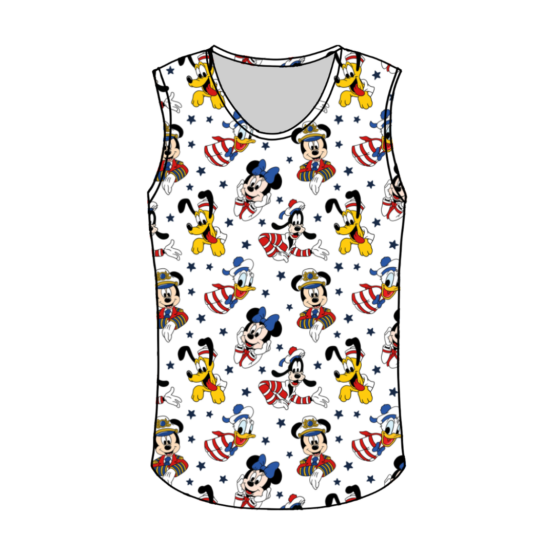 Cruise Crew  - Dude Sleeveless Tank - Knit - PRE ORDER