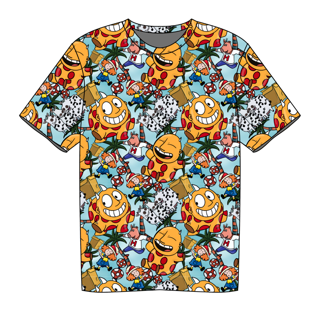 Ferocious - Dapper Short Sleeve Shirt - Knit - PRE ORDER