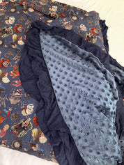 The Babe - Nest Ruffle Trim Blanket - Bamboo - Ready to Ship - 57.5x80