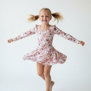 GIRLS LONG SLEEVE SKIRTED LEO - KNIT FABRIC - READY TO SHIP - VIEW ALL
