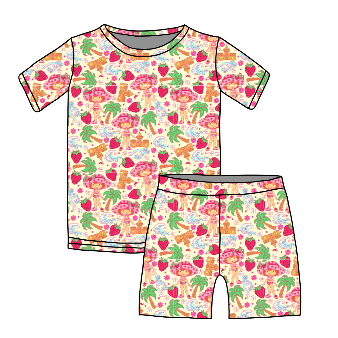 Strawberry Summer - Dapper Short Set - Knit - PRE ORDER