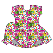 GIRLS SHORT SLEEVE SKIRTED LEOS - KNIT - READY TO SHIP - VIEW ALL