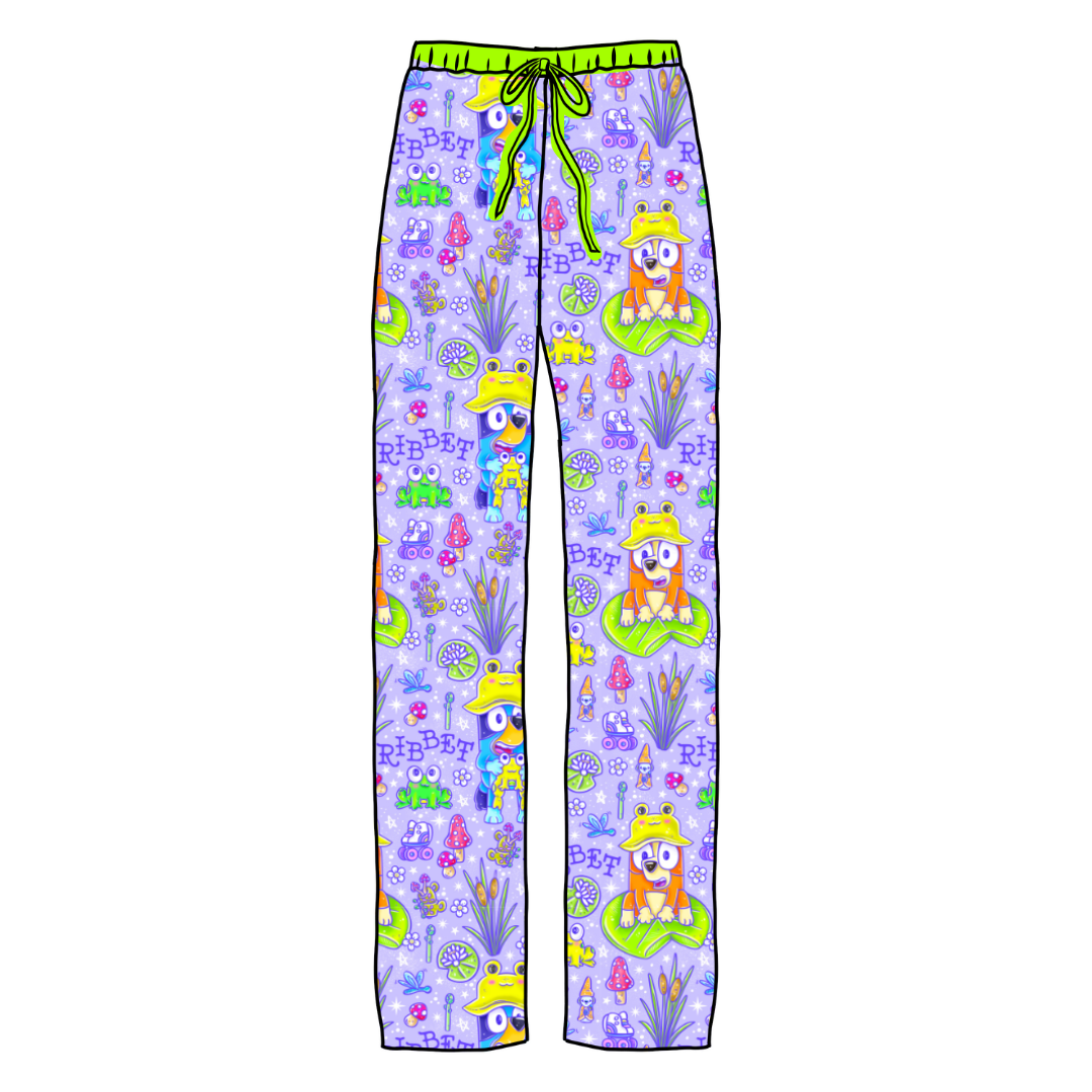 Ribbit - Mellow - Adult Pajama Relaxed Pant - Bamboo - PRE ORDER