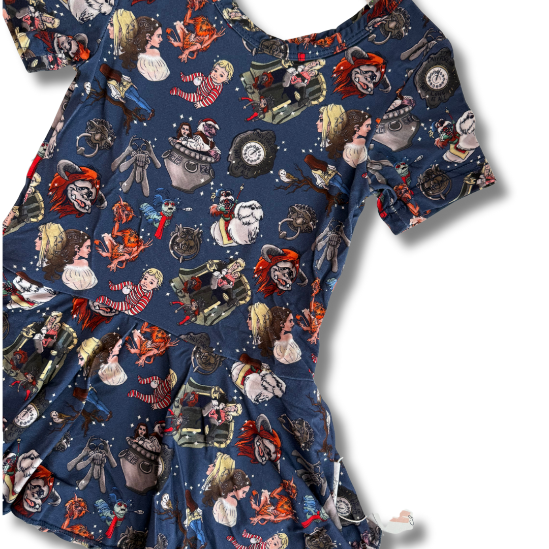 GIRL'S SHORT SLEEVE SKIRTED LEO - BAMBOO - READY TO SHIP - VIEW ALL