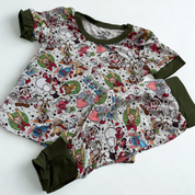 COZY SHORT SLEEVE PAJAMA PANTS SET - BAMBOO - READY TO SHIP - VIEW ALL