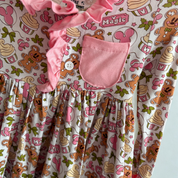 GIRLS LOVEY LONG SLEEVE LOUNGE DRESS - BAMBOO - READY TO SHIP - VIEW ALL